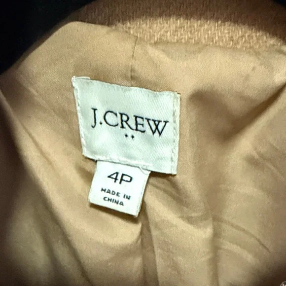 J. Crew Tailored Coat in Light Camel - Picture 2 of 5